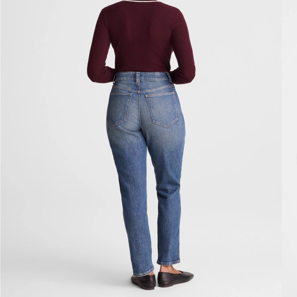 NWT Everlane The Curvy 90's Cheeky Straight Jean Light Wash Denim Size 30 Womens - Picture 3 of 12